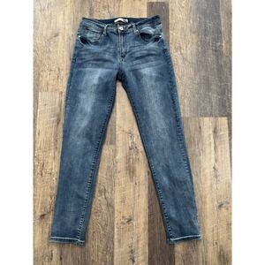 Blue Topic Denim Collection Womens Skinny Jeans Medium Wash Size 11/12 RN 142787